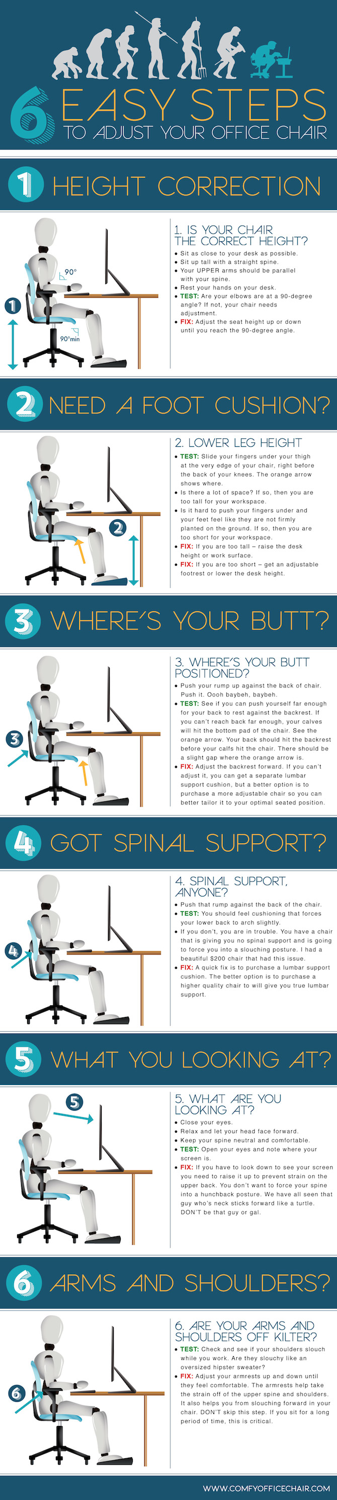 How to sit at your desk