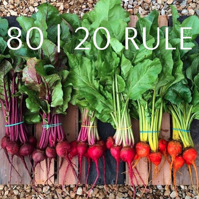80:20 rule alkaline diet